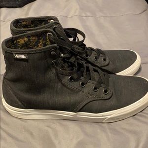 Vans High top black sneakers